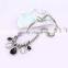 Full Tiny Austrian Crystal Big Water Drop Design Rhinestone and Opal Round Statement Necklaces & Pendants for Women Jewelry
