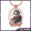 Manufacturer Premium Beethoven Paint Digital Printed Keychain for Museum
