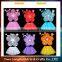 Hot sale flower shape kids party dance wings colorful butterfly wings costume