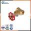 Hot sell China manufacturer brass magnetic lockable gate valve