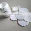 pe white foam lid&wad cap