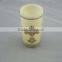 3"*6" England pattern carved flameless pillar led candle