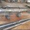 Conical twin screws extruder machine barrel and screw for PVC plastic