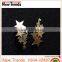 2015 the newest design alloy star hair clip for girls