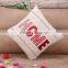 2015 HOME the Letters Embroidered Hold Pillow Cotton and Linen Hold Pillow Car Cushion for Leaning on
