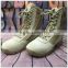 2016 khaki leather rubber sole military tactical desert dubai army boots