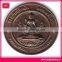 china wholesale 3d logo embossed metal antique coin value