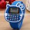 New customized KT cat computer electronic watch Cartoon multi-function students calculator watch for kids