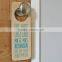 Door hanger with Self-adhesive