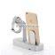 Stand and 2 in 1 function metal for iphone and apple watch