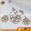 Stainless steel Filigree Teardrop sets 2016 Fashion Jewelry set