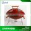 Japanese Home Football BBQ Charcoal Grill with Wood Handle