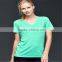 Women's Fashion Blank fitted v-neck T-shirt