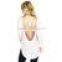 Ultra Soft Lady TOP Flirty Back Design Clothing 2016 Woman Clothing