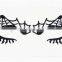 fashionable eyelash extensions paper lashes stickers with Halloween