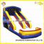 2015 Newest PVC 0.5mm 8x6m kids inflatable water slides with pool