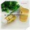 2016 special quality airless new plastic bottle hongding brand plastic cosmetic packaging gold airless bottle