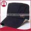 Wool Military Cap,winter Military Cap,Metal Logo Military Style Caps
