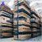 PVC roube steel wooden sheet storage cantilever racks