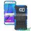 Hybrid Kickstand Armor Case For Samsung Galaxy S7 S7 Edge Case S5 S5 mini Case Dual Layer Silicone+Hard Shell Cover Cases