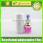 red sprayed e- liquid bottle 10ml 15ml glass drops bottles for eliquid with
