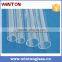 Transparent quartz glass tube polished
