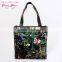 2015 New Arrival Hot Sell Brand Lady Fashion Handbag Fashion Ladies Floral Pattern Shopping Bag