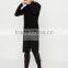 Daijun cheap high quality with logo design men 100% cotton black make your own hoodie