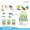 12"-16" dinosaur 6 assorted plastic non-toxic soft body animal toys