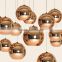classic design copper glass ball stairs pendant light for home decor/Gallary/coffee bar