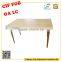 Home Living Dining Room Set Veneer Table,Dining Table With Solid Wood Legs For Restuarant