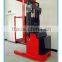 1ton automatic aerial order picker with 930mm forks