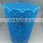 Hollow out plastic trash bin