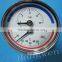 Back type Bolier temperature pressure gauge