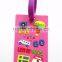 Custom Shaped Luggage Tag PVC Wholesale Silicon Rubber Travel Bag Tags