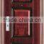 2016 new style decorative steel frame steel door low price
