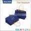 Flat bottom brown multiwall kraft little paper bags wide base