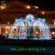 Factory price low profit 3D fountain Christmas street decoration motif light