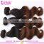 Wholesale 5a two tone ombre color hair weave virgin Malaysian hair cheap ombre hair weaves