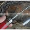 Doshower damascus steel knife with coltelli of horn handle pocket knives