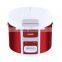 New design red stainless steel deluxe rice cooker