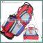 Fashion new design nylon golf clothes bag with shoe compartment
