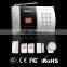 Digital alarm clock indoor 433mhz pir motion detector GSM Alarm System with russian/espanol/French/English audio
