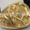 OEM hot sell fashion jewelry gold masonic ring, latest gold ring designs for men, stainless steel ring