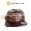 Fashion Blank Leather Hat Custom Snake Skin 5 Panel Hat Cap