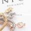 New fashion bangle for women punk style skeleton pendant jewelry cheap gold bracelet