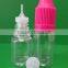 e liquid plastic bottle 10ml 20ml 30ml 50ml dropper bottles with srcew cap