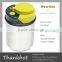 Purple kitchen canister set, vacuum sealed,FDA/EU approved, Stainless steel body, ABS,silicon gel Lid