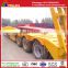 Hot sale Liangshan manufacturer Farm Tractors, Excavators Drop Deck Low Bed lowboy Semi Trailer