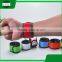 sports Sweat Resistant High Visibility Safety flash LED wristband wrist band running glow led slap bracelets snap band
